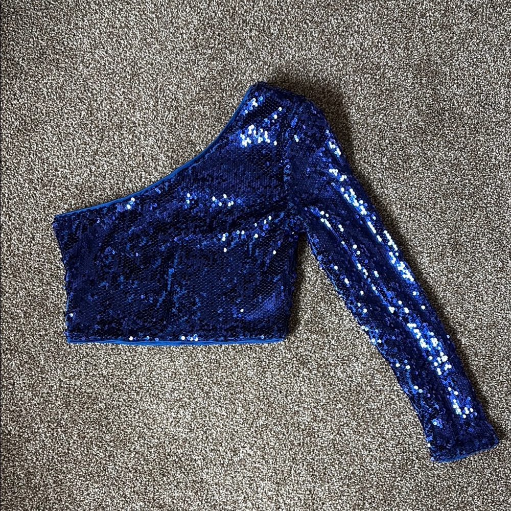 sparkly crop top